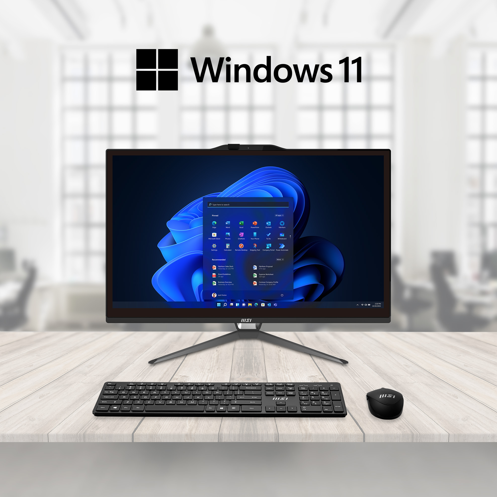 MSI All-in-One Computer PRO AP222T 13M-004US Intel Core i5-13400